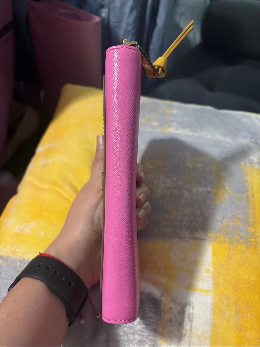 New Marc Jacobs The Snapshot pink large zip wallet - Picture 9 of 9